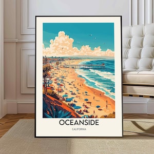 Oceanside poster, Oceanside Wall Art, Oceanside Print, Oceanside Photo, Oceanside Poster Print, Oceanside California Poster, San Diego print