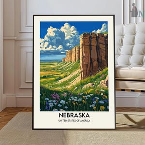 Nebraska Print, Nebraska Poster, Nebraska Wall Art, Nebraska Art Print, Nebraska Photo, Nebraska Decor, Omaha Nebraska