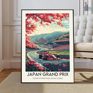 Japan Grand Prix-poster, Japan Grand Prix-muurkunst, Japan Grand Prix-afdruk, Japan Grand Prix-foto, Japan Grand Prix-posterafdruk