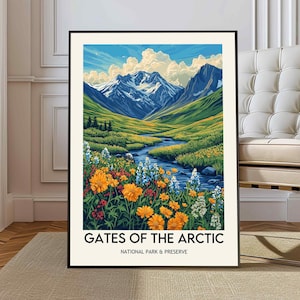 Gates of the Arctic National Park,  Gates of the Arctic poster, Gates of the Arctic print, Gates of the Arctic Alaska, Gates of the Arctic