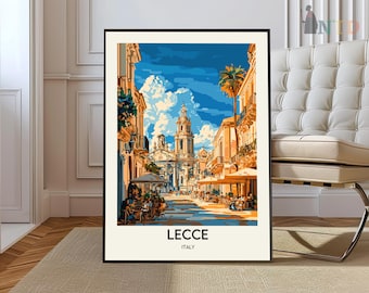 Lecce poster, Lecce Wall Art, Lecce Print, Lecce Photo, Lecce Poster Print, Lecce Travel Poster, Lecce city poster