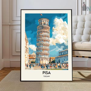 Pisa Print, Pisa Wall Art, Pisa Poster, Pisa Photo, Pisa Poster Print, Pisa Travel Poster, Tuscany Italy, Pisa Italy, Pisa Tuscany