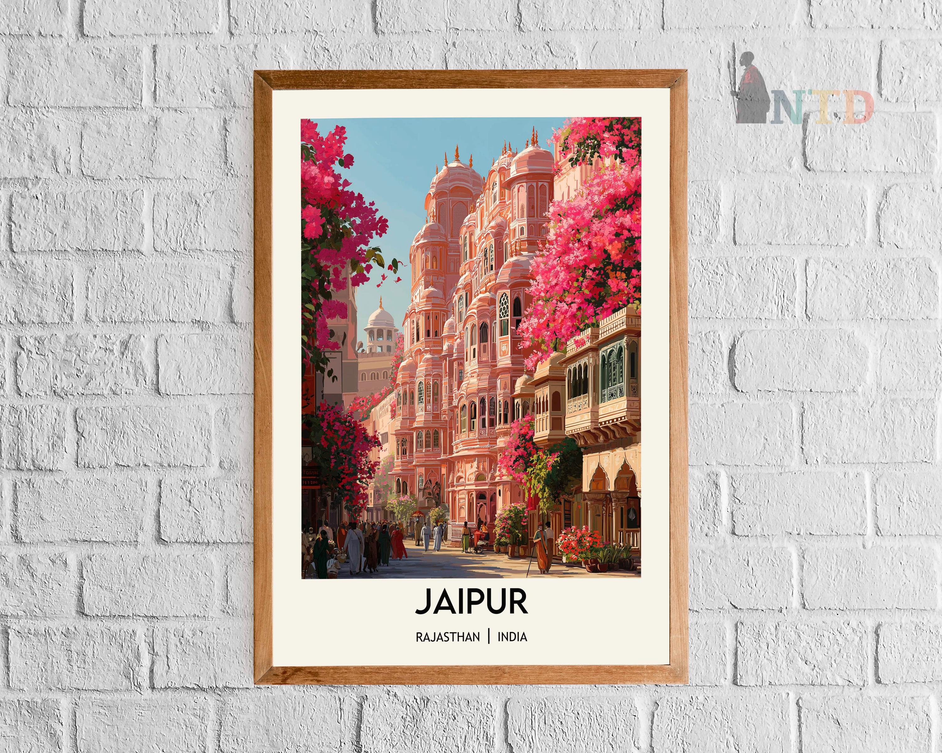 アート・デザイン・音楽 Jaipur: A Planned City of Rajasthan Jaipur Poster, Jaipur Wall Art, Jaipur Print, Jaipur Photo, Jaipur