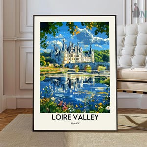 Loire Valley poster, Loire Valley Wall Art, Loire Valley Print, Loire Valley Photo, Loire Valley Poster Print, Loire Riverl France Poster