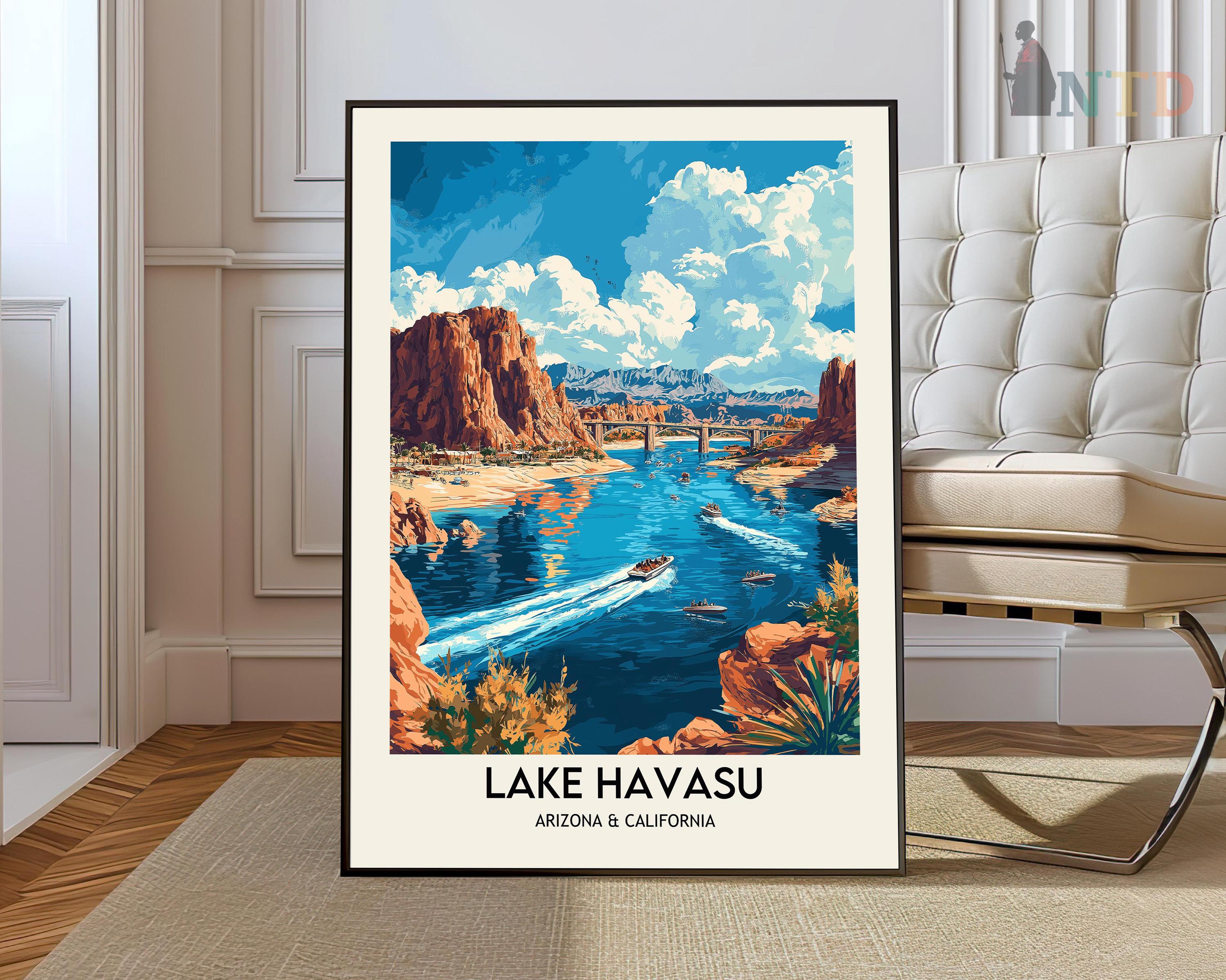 Lake Havasu Print, Lake Havasu Wall Art, Lake Havasu Poster, Lake