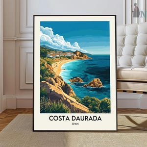 Costa Daurada Print, Costa Daurada Wall Art, Costa Daurada Poster, Costa Daurada Photo, Costa Daurada Poster Print, Costa Daurada Spain,