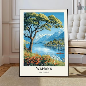 Wanaka Print, Wanaka Wall Art, Wanaka  Poster, Wanaka  Photo, Wanaka  Poster Print, Wanaka Travel Poster, Wanaka  New Zealand poster