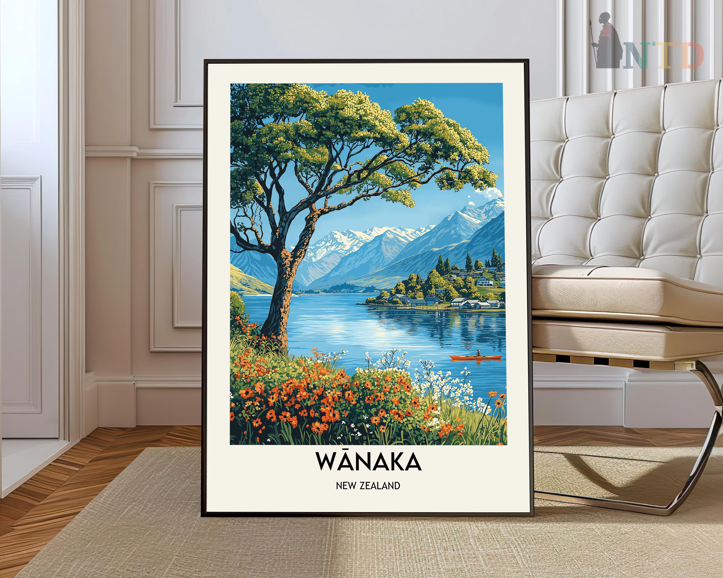 Wanaka Print, Wanaka Wall Art, Wanaka  Poster, Wanaka  Photo, Wanaka  Poster Print, Wanaka Travel Poster, Wanaka  New Zealand poster