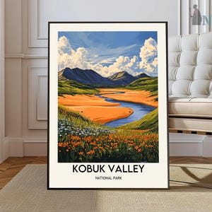 Kobuk Valley National Park Poster, Kobuk Valley Alaska National Park, Kobuk Valley Print, Kobuk Valley Wall Art, National Park Gift