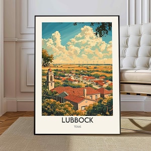 Lubbock poster, Lubbock Wall Art, Lubbock Print, Lubbock Photo, Lubbock Poster Print, Lubbock decor, Texas poster , Lubbock city Texas