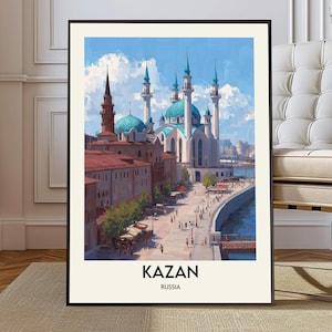 Kazan print, Kazan poster, Kazan wall art, Kazan decor, Kazan gift, Kazan artwork, Kazan photo, Kazan travel art