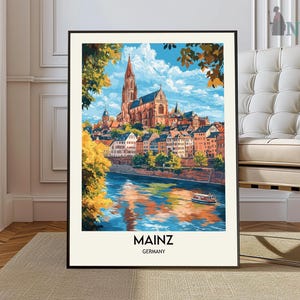 Mainz Print, Mainz Wall Art, Mainz Poster, Mainz Photo, Mainz Poster Print, Mainz Travel Poster, Mainz Germany