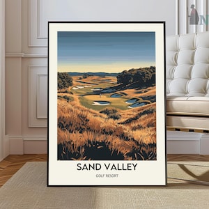 Sand Valley Golf Course Poster, Sand Valley Wall Art, Sand Valley Print, Sand Valley Golf Photo, Sand Valley Poster Print, Nekoosa Wisconsin