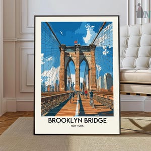 Brooklyn Bridge Print, Brooklyn Bridge Wall Art, Brooklyn Bridge Poster, Brooklyn Bridge Photo, New York city Poster, Brooklyn Bridge NY