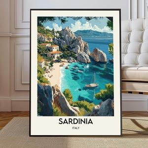 Sardinia poster, Sardinia Wall Art, Sardinia Print, Sardinia Photo, Sardinia Poster Print, Sardinia Travel, Sardinia city, Sardinia map