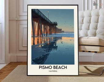 Pismo Beach poster, Pismo Beach Wall Art, Pismo Beach Print, Pismo Beach Photo, Pismo Beach Poster Print, Pismo Beach California