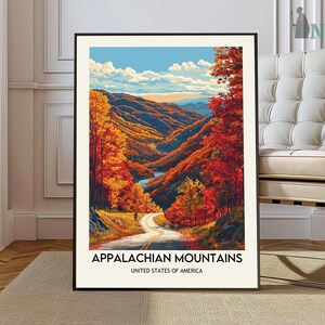 Appalachian Mountains Print, Appalachian Print, Appalachian Poster, Appalachian Trail, Appalachian Wall Art, Appalachian Art, Mountain Print