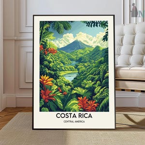 Costa Rica Print, Costa Rica Wall Art, Costa Rica Poster, Costa Rica Photo, Costa Rica Poster Print, Costa Rica Wall Décor, Costa Rica map
