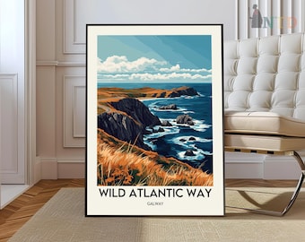 Wild Atlantic Way poster, Wild Atlantic Way Wall Art, Wild Atlantic Way Print, Wild Atlantic Way Photo, Wild Atlantic Way Poster Print
