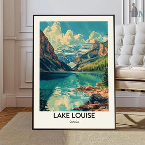 Lake Louise poster, Lake Louise Wall Art, Lake Louise Print, Lake Louise Photo, Lake Louise Poster Print, Lake Louise Travel Poster