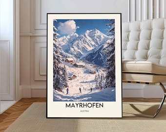 Mayrhofen poster, Mayrhofen Wall Art, Mayrhofen Print, Mayrhofen Photo, Mayrhofen Poster Print, Mayrhofen TAustria Poster, Zillertal Valley