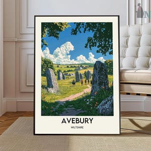 Avebury Print, Avebury Wall Art, Avebury Poster, Avebury Photo, Avebury Poster Print, Avebury Travel England, Avebury Wiltshire poster