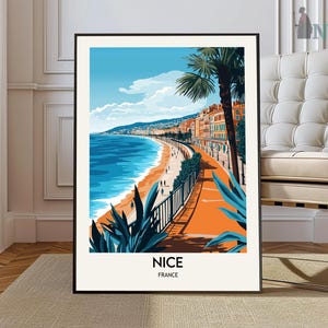 Nice Print, Nice Wall Art, Nice Poster, Nice Photo, Nice city, Nice Travel Poster, Nice France, Côte d&#39;Azur poster, French Riviera poster