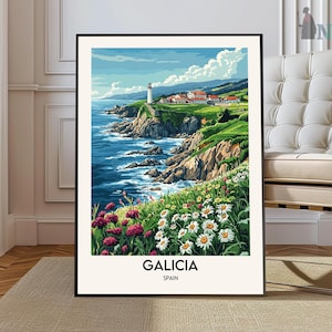 Galicia Print, Galicia Wall Art, Galicia Poster, Galicia Photo, Galicia Poster Print, Galicia Travel Poster, Galicia Spain poster