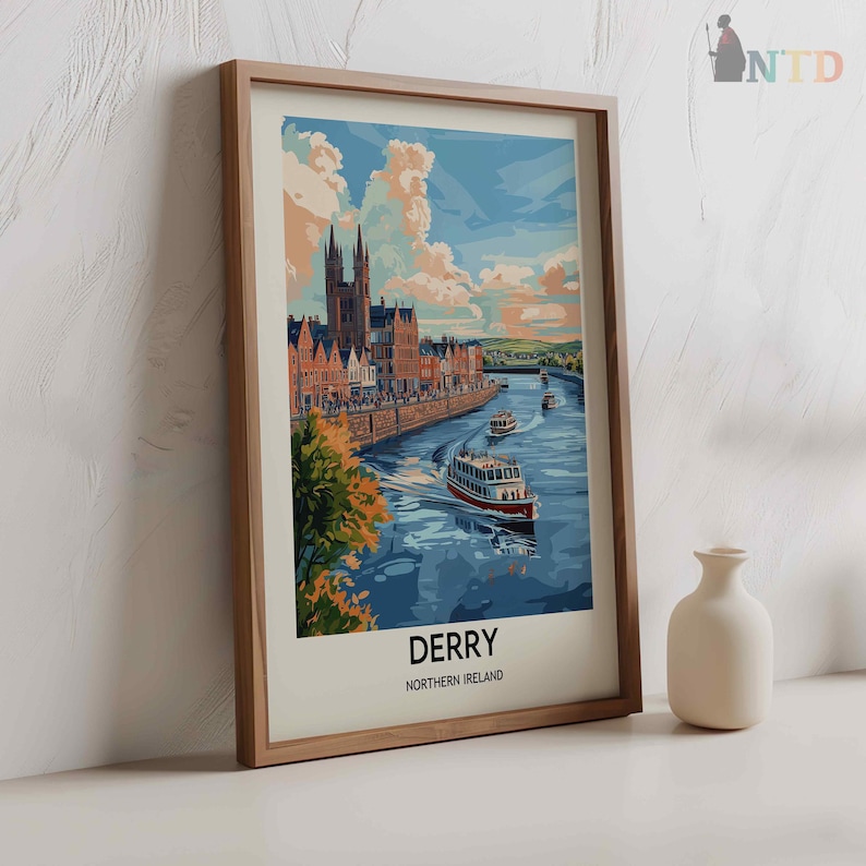Derry Poster, Derry Wall Art, Derry Print, Derry Photo, Derry Poster ...