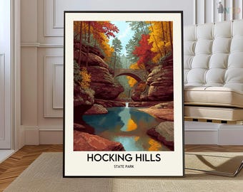 Hocking Hills State Park Print, Hocking Hills Wall Art, Hocking Hills Poster, Hocking Hills Photo, Hocking Hills art, Hocking Hills Ohio