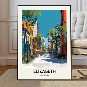 Elizabeth poster, Elizabeth Wall Art, Elizabeth Print, Elizabeth Photo, Elizabeth Poster Print, Elizabeth Travel, Elizabeth city New Jersey