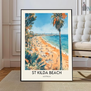 St Kilda Strand Poster, St Kilda Strand Poster, St Kilda Strand Poster, St Kilda Strand Foto, St Kilda Strand Karte, St Kilda Strand Australien