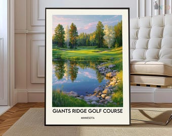 Giants Ridge Golf Course Print, the Quarry & Legend Northwoods