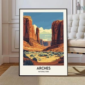 Arches National Park Utah Print, Arches National Park Poster, Arches National Park Wall Art, Utah Art Print,