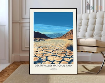 Death Valley-print, Death Valley National Park-print, Death Valley Park, Death Valley-kunstdruk, Death Valley-poster, Death Valley-muurkunst