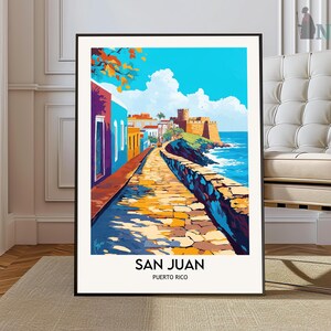 San Juan Print, San Juan Wall Art, San Juan Poster, San Juan Photo, San Juan Poster Print, San Juan Travel Poster, San Juan Puerto Rico