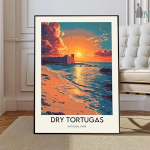 Dry Tortugas National Park poster, Dry Tortugas poster, Dry Tortugas Florida, Dry Tortugas Key west, Dry Tortugas print, Dry Tortugas  art