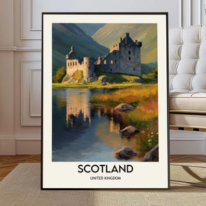 Scotland poster, Scotland Wall Art, Scotland Print, Scotland Photo, Scotland Poster Print, Scotland Travel, Scotland city, Scotland UK