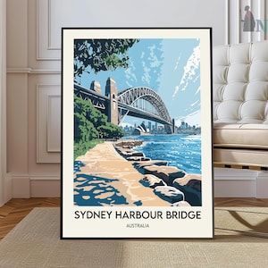 Sydney Harbour Bridge Print, Sydney Wall Art, Sydney Poster, Sydney Photo, Sydney Poster Print, Sydney Wall Décor, Sydney Australia poster
