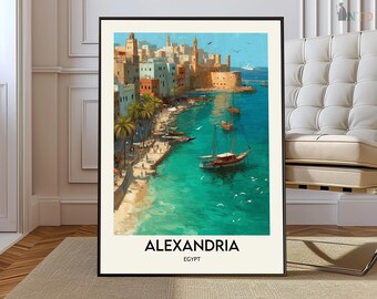 Alexandria poster, Alexandria Wall Art, Alexandria Print, Alexandria Photo, Alexandria Poster Print, Alexandria Travel, Alexandria Egypt