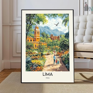 Cartaz de Lima, Arte de parede de Lima, Impressão de Lima, Foto de Lima, Impressão de pôster de Lima, Viagem a Lima, Cidade de Lima, Mapa de Lima, Lima Peru, Cartaz do Peru, Impressão do Peru