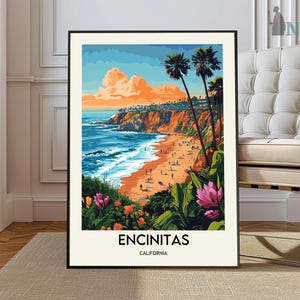 Encinitas Print, Encinitas Wall Art, Encinitas Poster, Encinitas Photo, Encinitas Poster Print, California Poster Print, Encinitas San Diego
