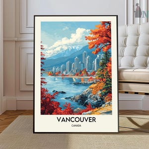 Vancouver Print, Vancouver Wall Art, Vancouver Poster, Vancouver Photo, Vancouver Poster Print, Vancouver Travel Poster, Vancouver Canada
