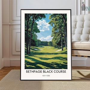 Bethpage Black golf course poster, Bethpage Black Wall Art, Bethpage Black Print, Bethpage Black Photo, Bethpage Black Long Island poster
