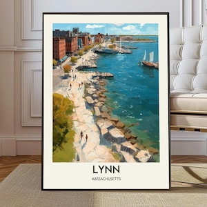 Lynn poster, Lynn Wall Art, Lynn Print, Lynn Photo, Lynn Poster, Lynn Travel, Lynn city, Lynn map, Lynn Massachusetts poster