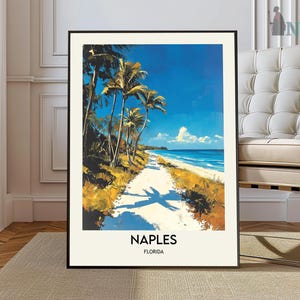 Napels print, Napels kunst aan de muur, Napels poster, Napels foto, Napels poster print, Napels reisposter, Napels, Florida,