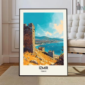 Izmir Print, Izmir Wall Art, Izmir Poster, Izmir Photo, Izmir Poster Print, Izmir Travel Poster, Izmir Turkey, Izmir city