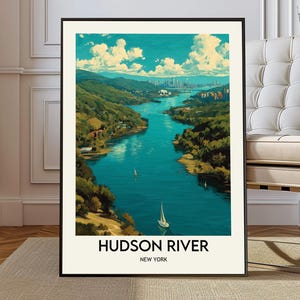 Der Hudson River Poster, Hudson River Wandkunst, Hudson River Druck, Hudson River Foto, Hudson River Poster Druck, Hudson River New York Druck