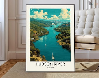 Hudson River poster, Hudson River Wall Art, Hudson River Print, Hudson River Photo, Hudson River Poster Print, Hudson River New York print