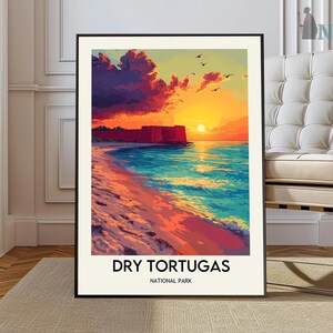 Dry Tortugas National Park Poster: Fort Jefferson Art